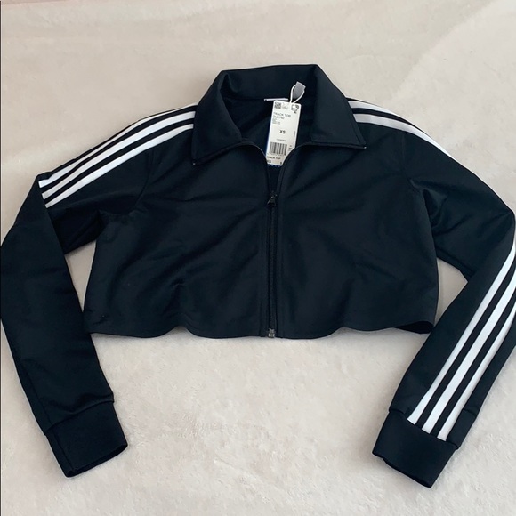 adidas vocal cropped track jacket